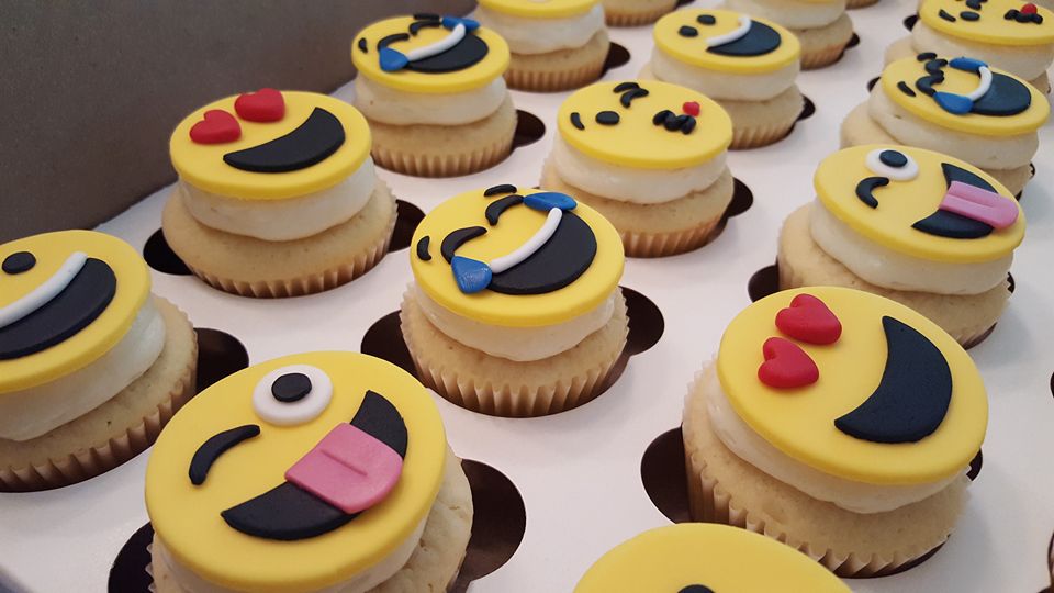Emoji Cupcakes Four Oaks Bakery